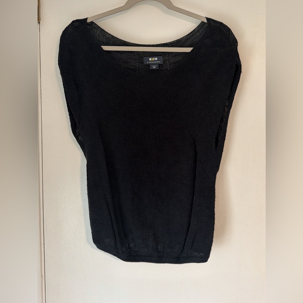 Maeve anthropologie Black Knit Sweater
